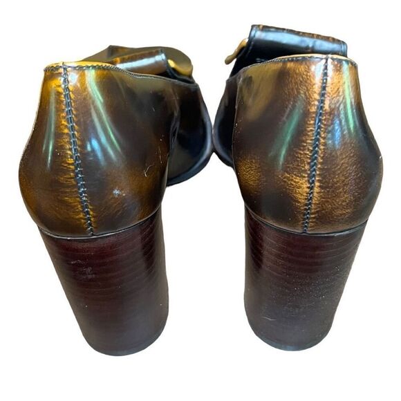 Tory Burch BUCKLE HEEL LOAFER in Brown NWOB Size 6 1/2 - Picture 9 of 11